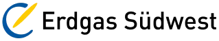 Das Erdgas Südwest Logo, ein Referenzkunde von Gridty. 
