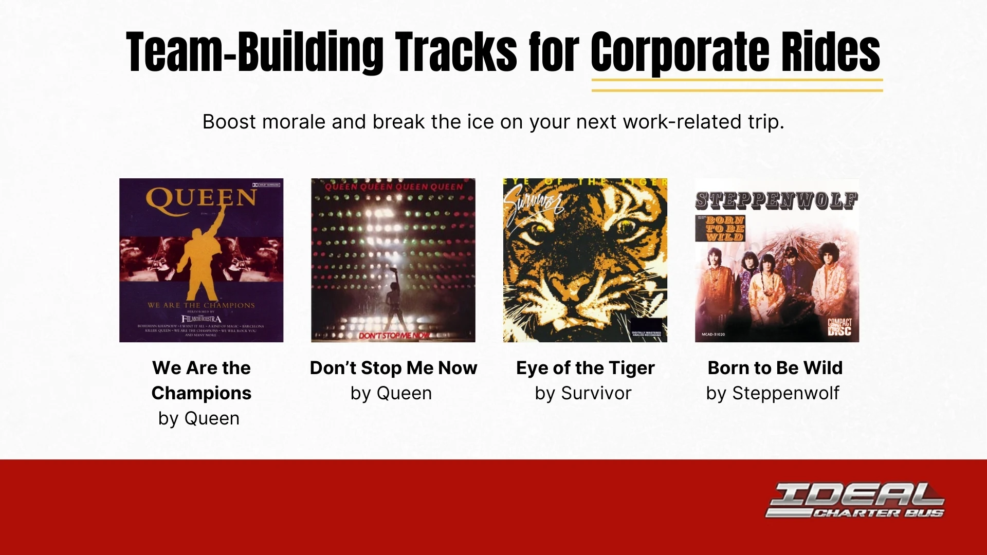 Bus Playlist: Team-Building Tracks for Corporate Rides