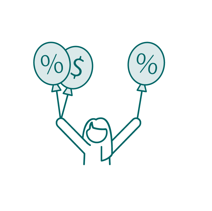 financial benefits icon
