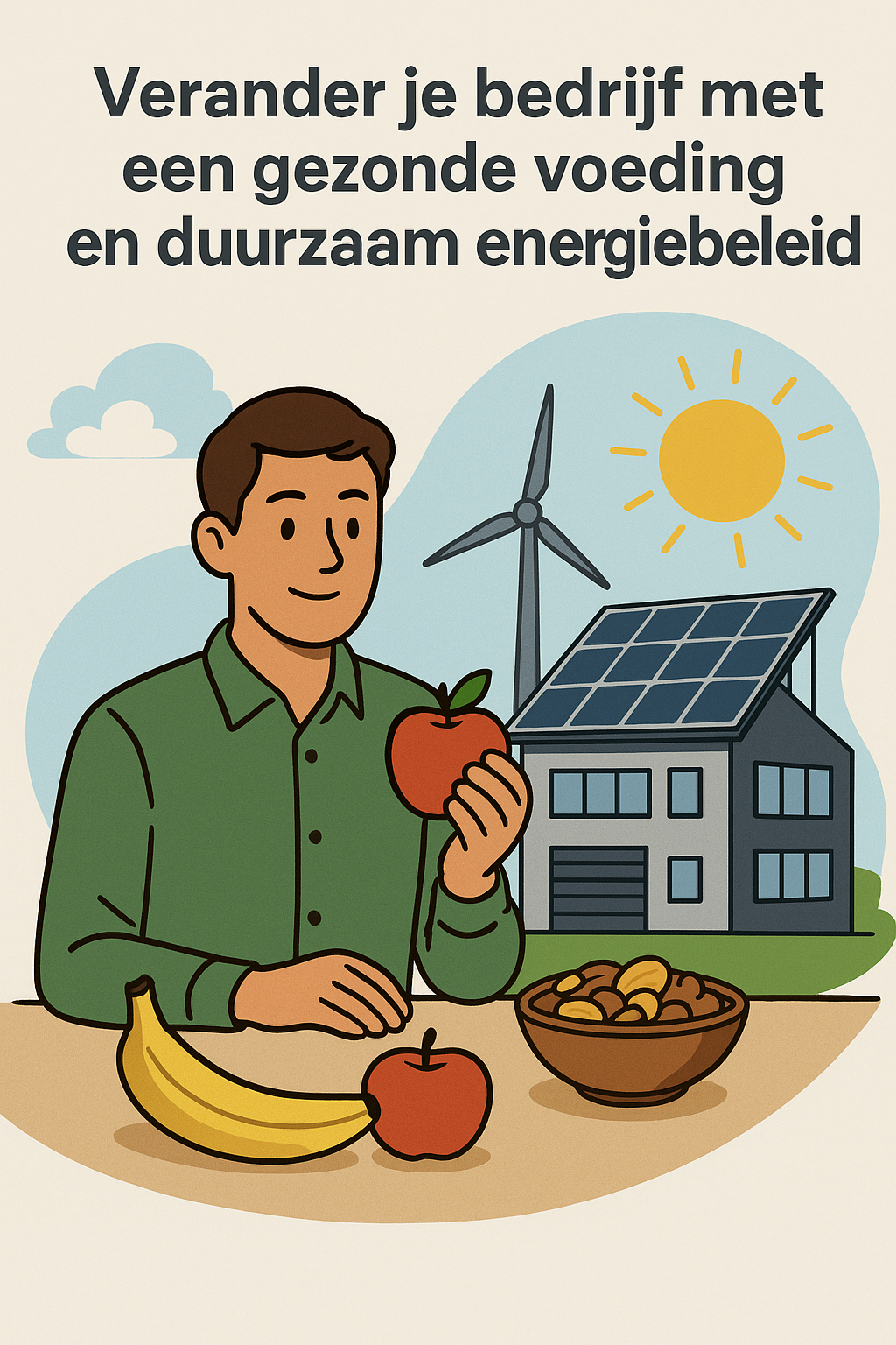 Verander je bedrijf met een gezonde voeding en duurzaam energiebeleid