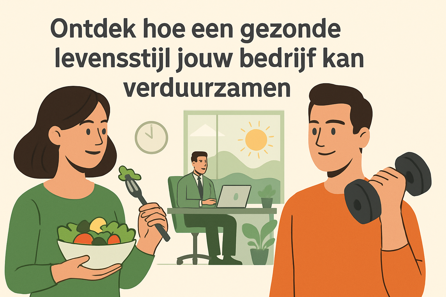 Ontdek hoe een gezonde levensstijl jouw bedrijf kan verduurzamen