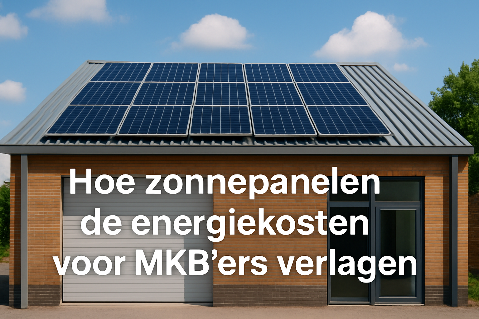 Hoe zonnepanelen de energiekosten voor MKB'ers verlagen