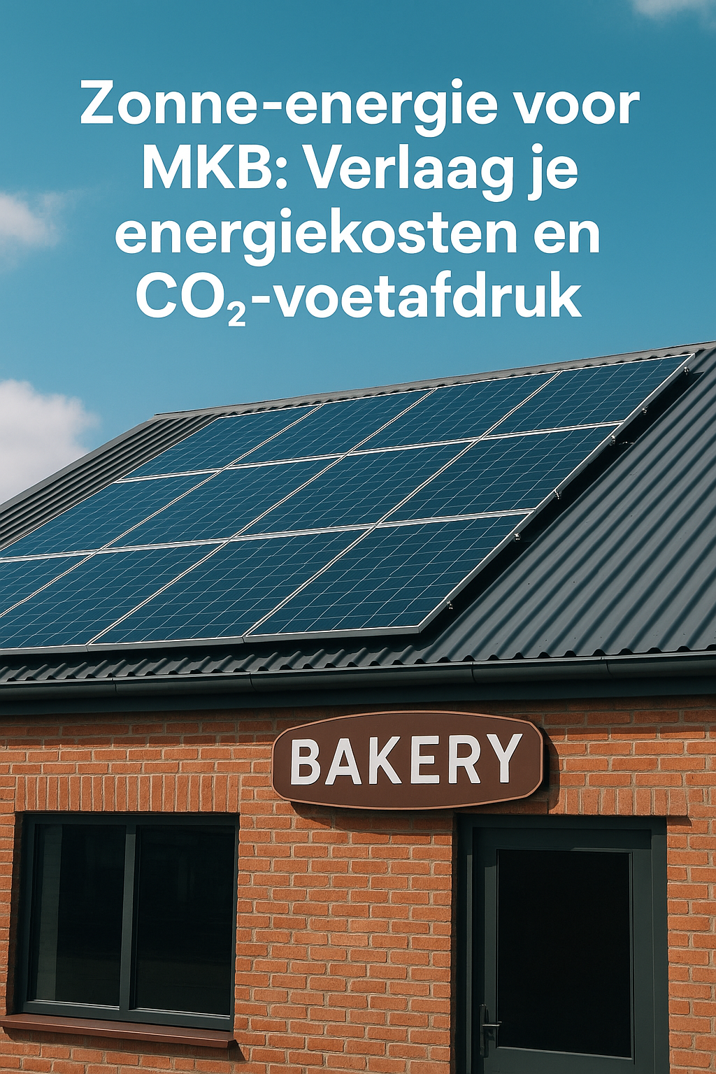 Zonne-energie voor MKB: Verlaag je energiekosten en CO₂-voetafdruk