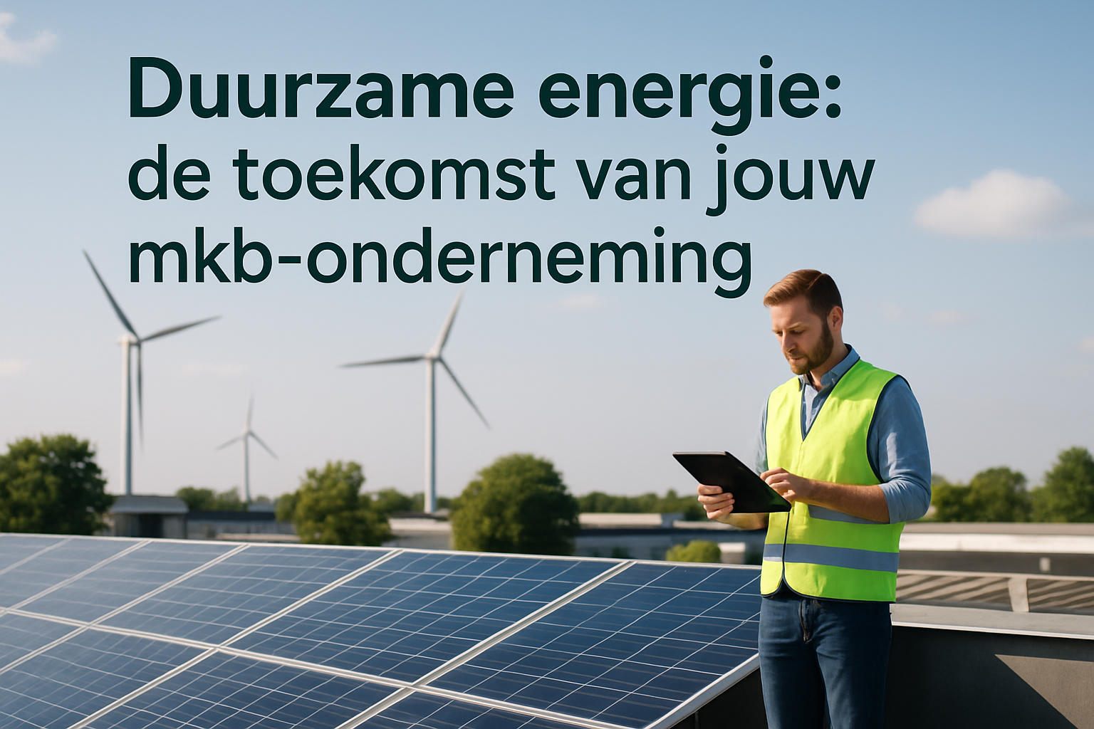 Duurzame energie: de toekomst van jouw mkb-onderneming