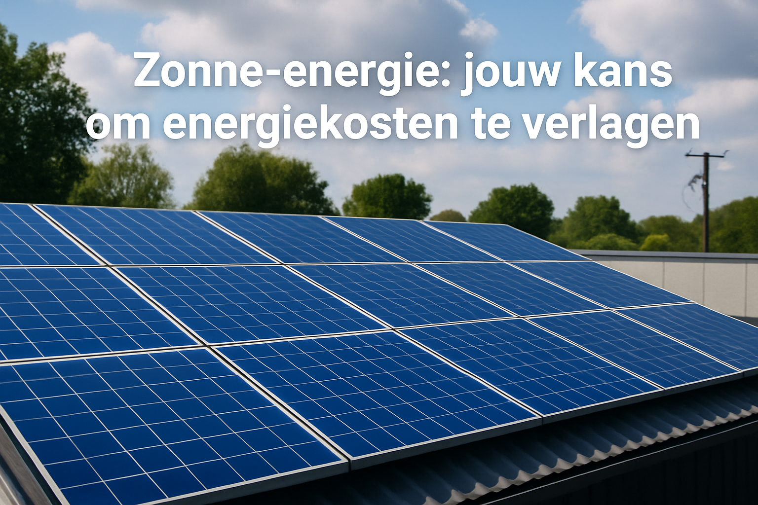 Verlaag je energiekosten met zonnepanelen: een stap naar verduurzaming voor mkb'ers