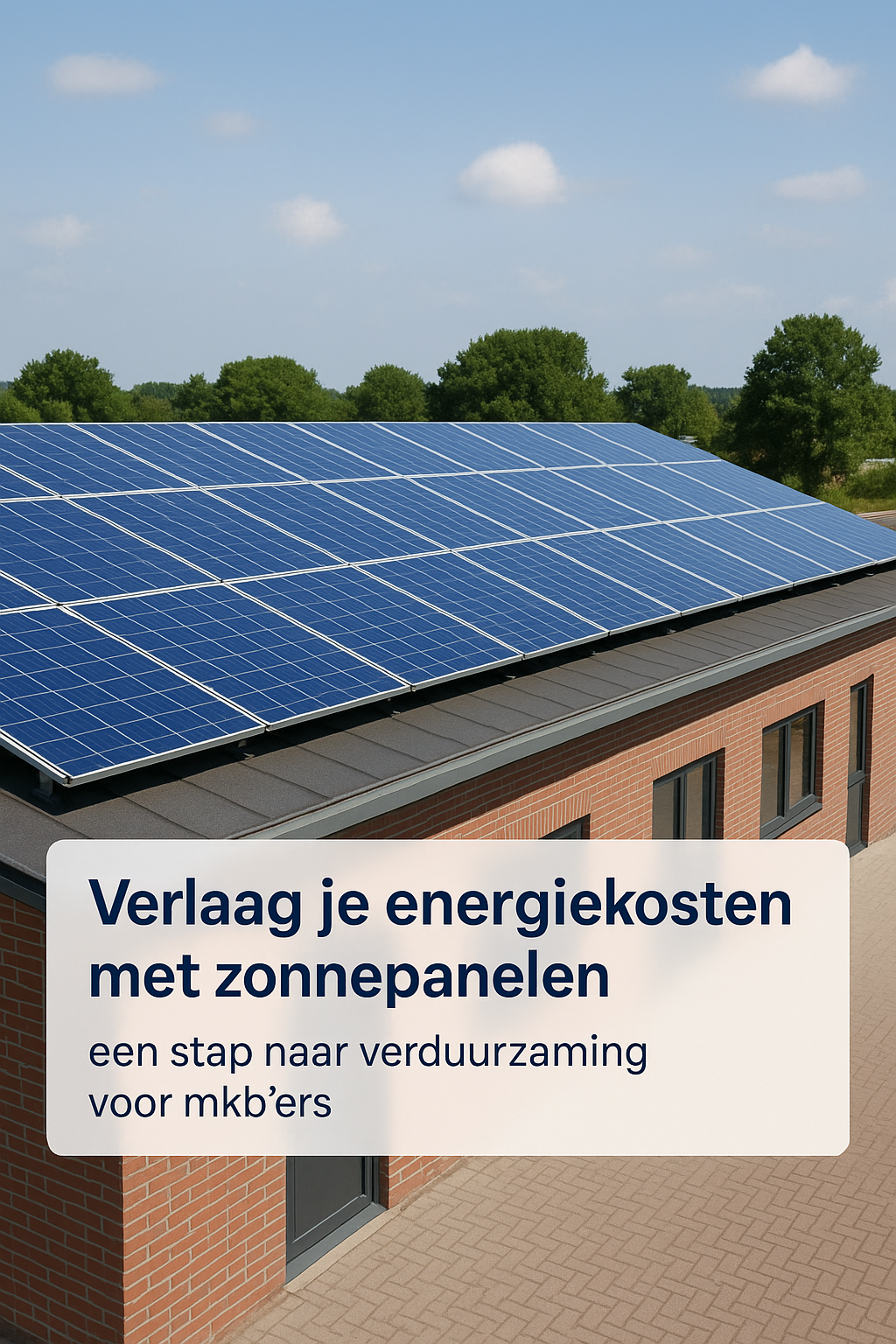 Verlaag je energiekosten met zonnepanelen: een stap naar verduurzaming voor mkb'ers