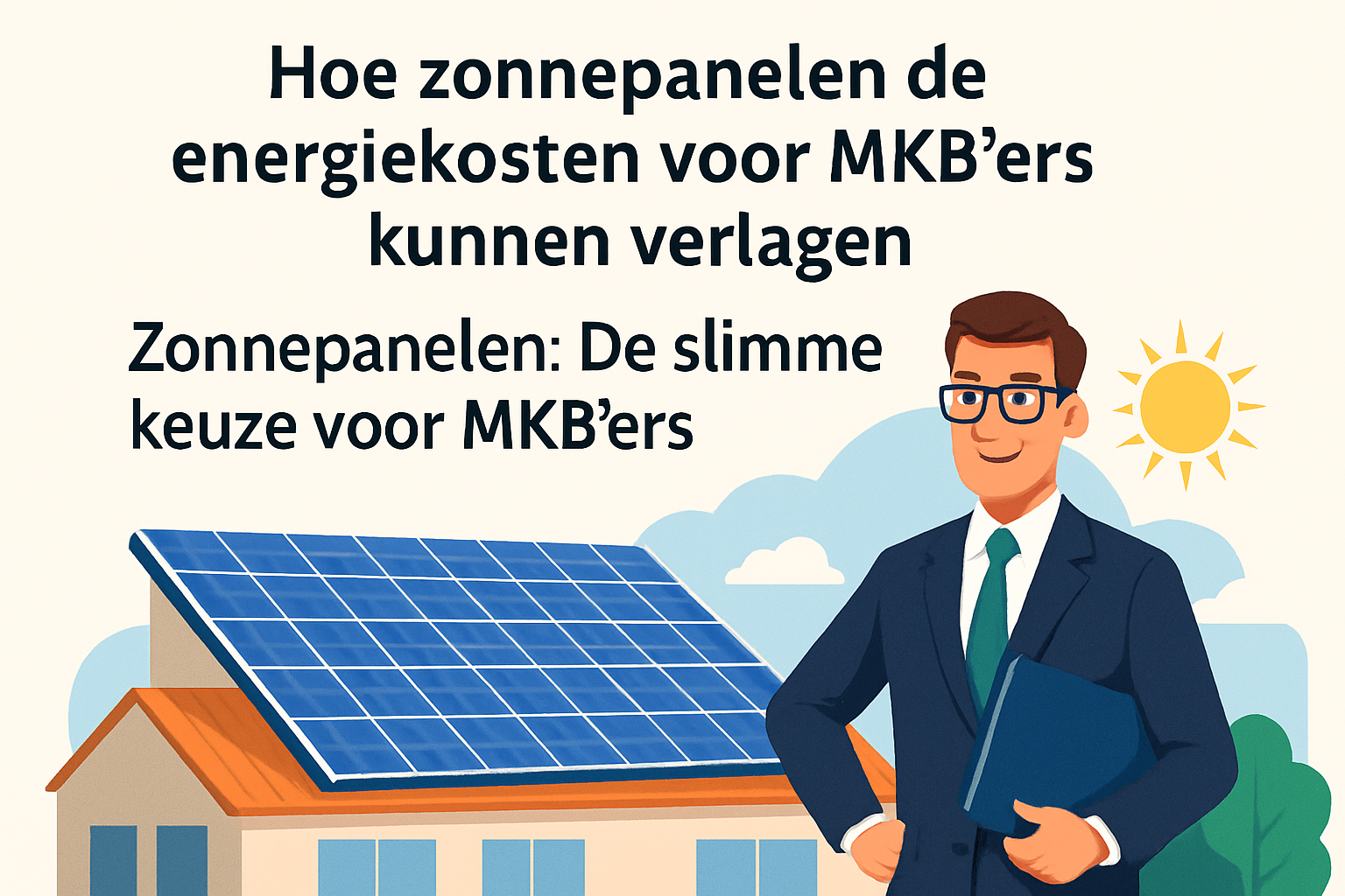 Hoe Zonnepanelen de Energiekosten voor MKB'ers kunnen Verlagen