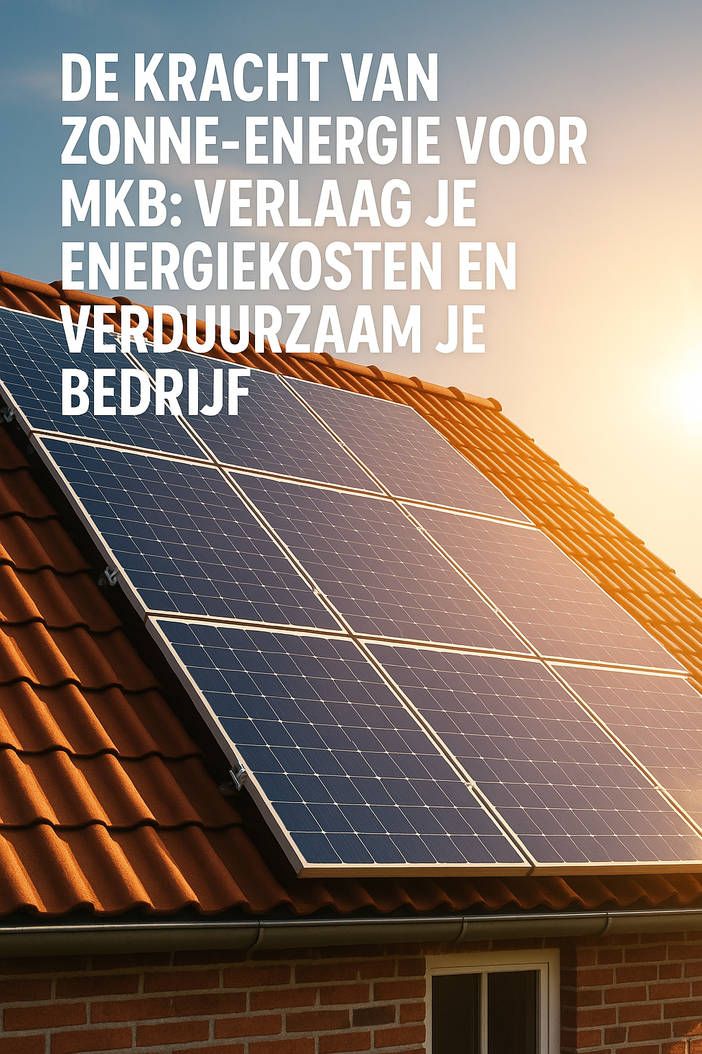 De Kracht van Zonne-energie voor MKB: Verlaag je Energiekosten en Verduurzam je Bedrijf