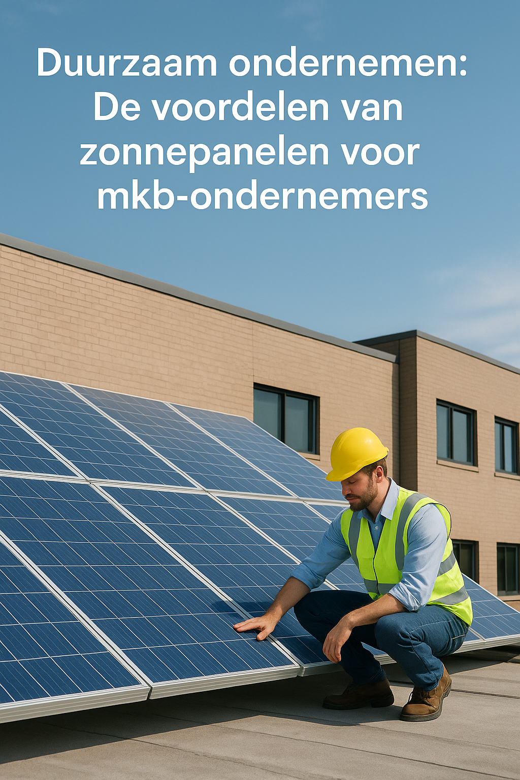 Duurzaam ondernemen: De voordelen van zonnepanelen voor mkb-ondernemers