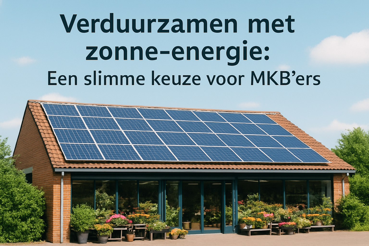 Verduurzamen met Zonne-energie: Een Slimme Keuze voor MKB'ers