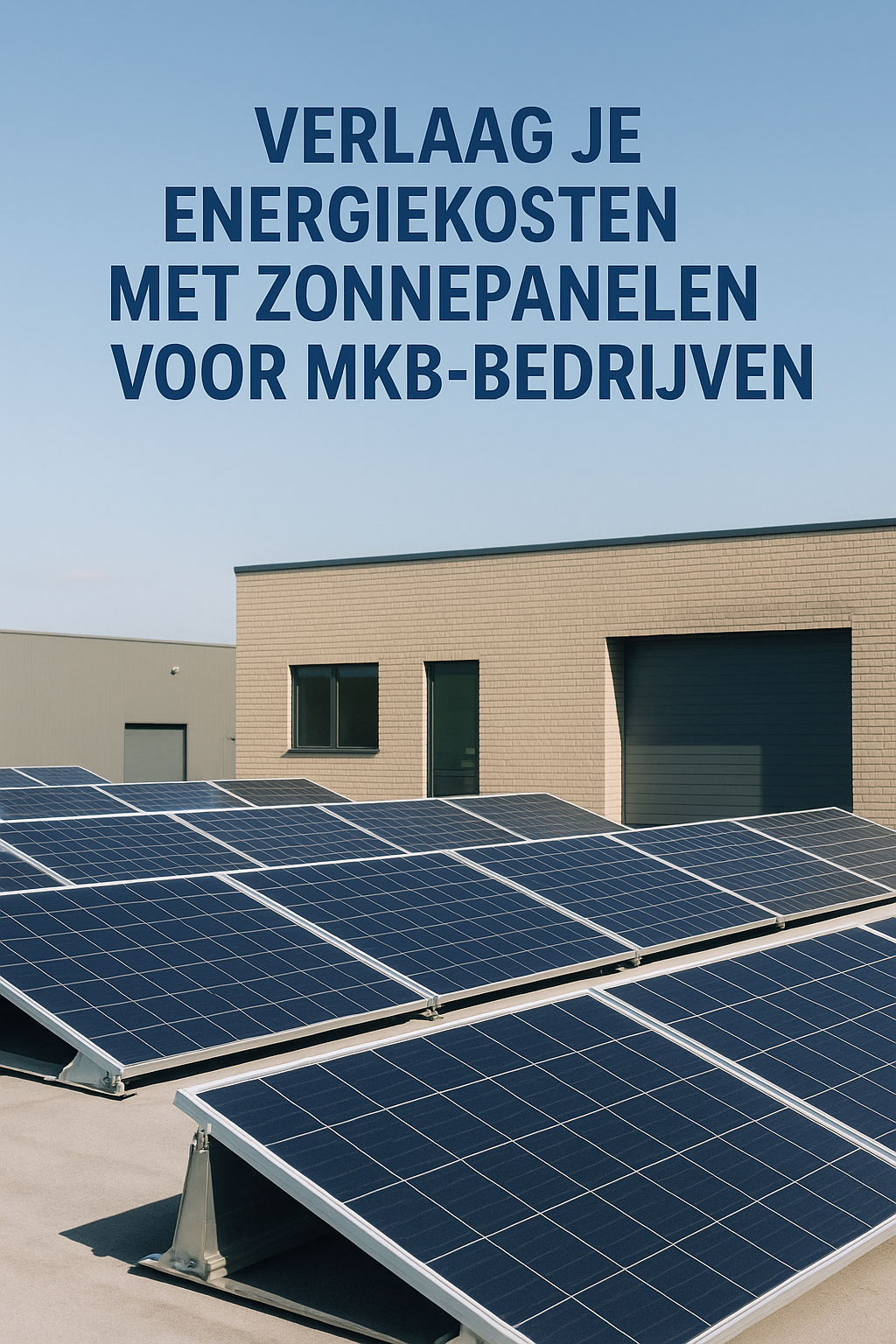 Verlaag je energiekosten met zonnepanelen voor mkb-bedrijven