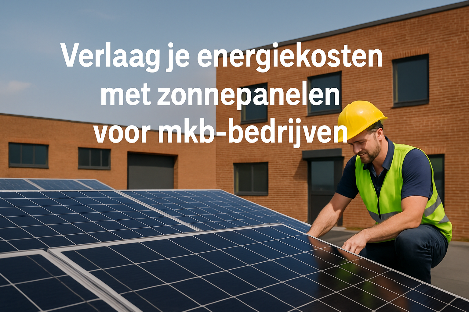 Verlaag je energiekosten met zonnepanelen voor mkb-bedrijven