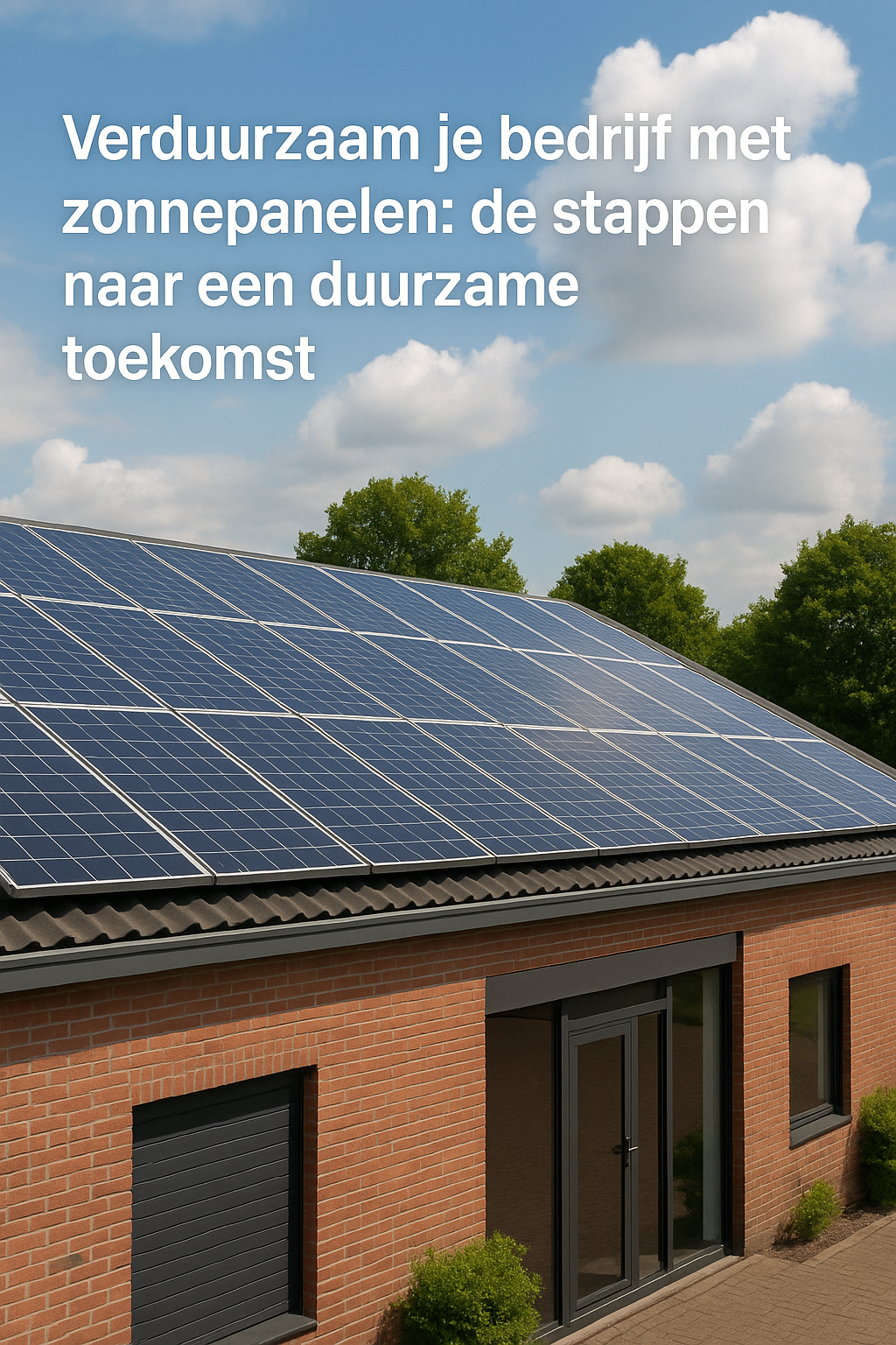 Verduurzaam je bedrijf met zonnepanelen: de stappen naar een duurzame toekomst