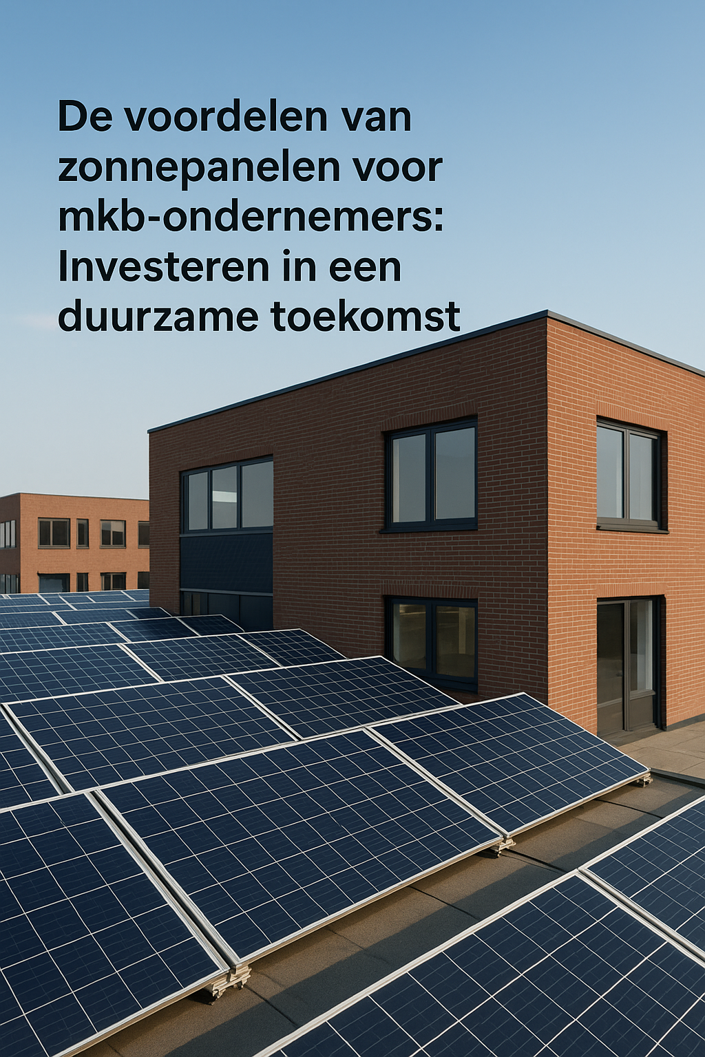 De voordelen van zonnepanelen voor mkb-ondernemers: Investeren in een duurzame toekomst