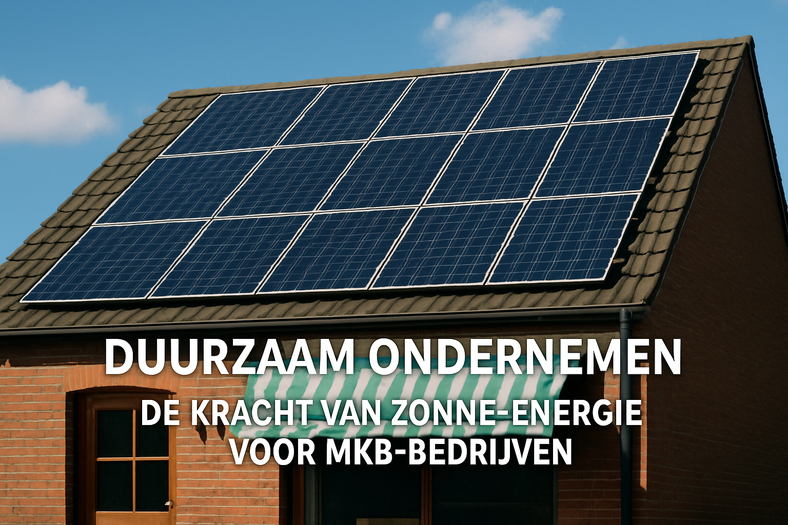 Duurzaam Ondernemen: De Kracht van Zonne-energie voor MKB-bedrijven
