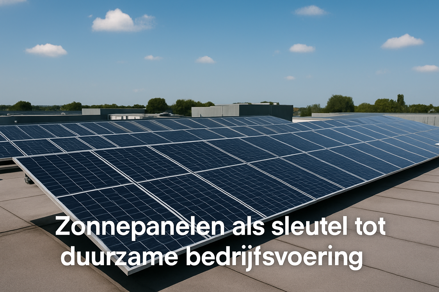 Duurzaam ondernemen met zonnepanelen: Verlaag uw energiekosten en verhoog uw onafhankelijkheid