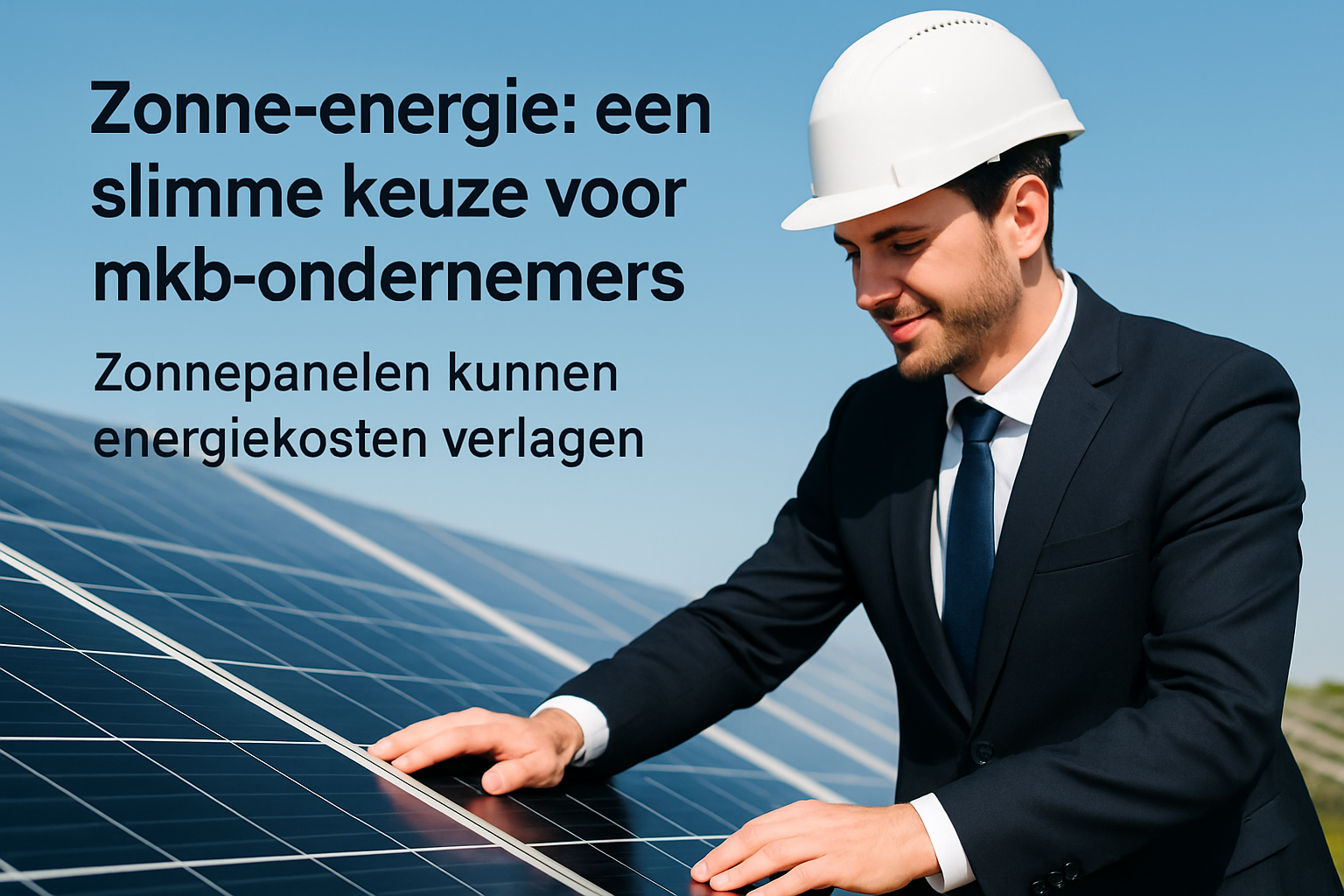 Waarom je als mkb-ondernemer zou moeten investeren in zonnepanelen
