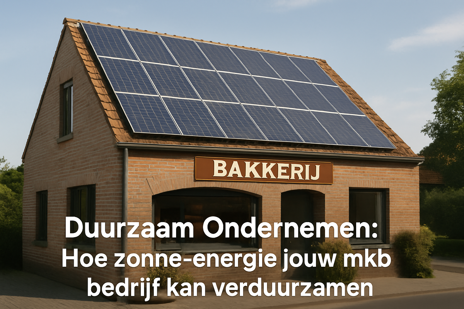 Duurzaam Ondernemen: Hoe Zonne-energie Jouw MKB Bedrijf Kan Verduurzamen