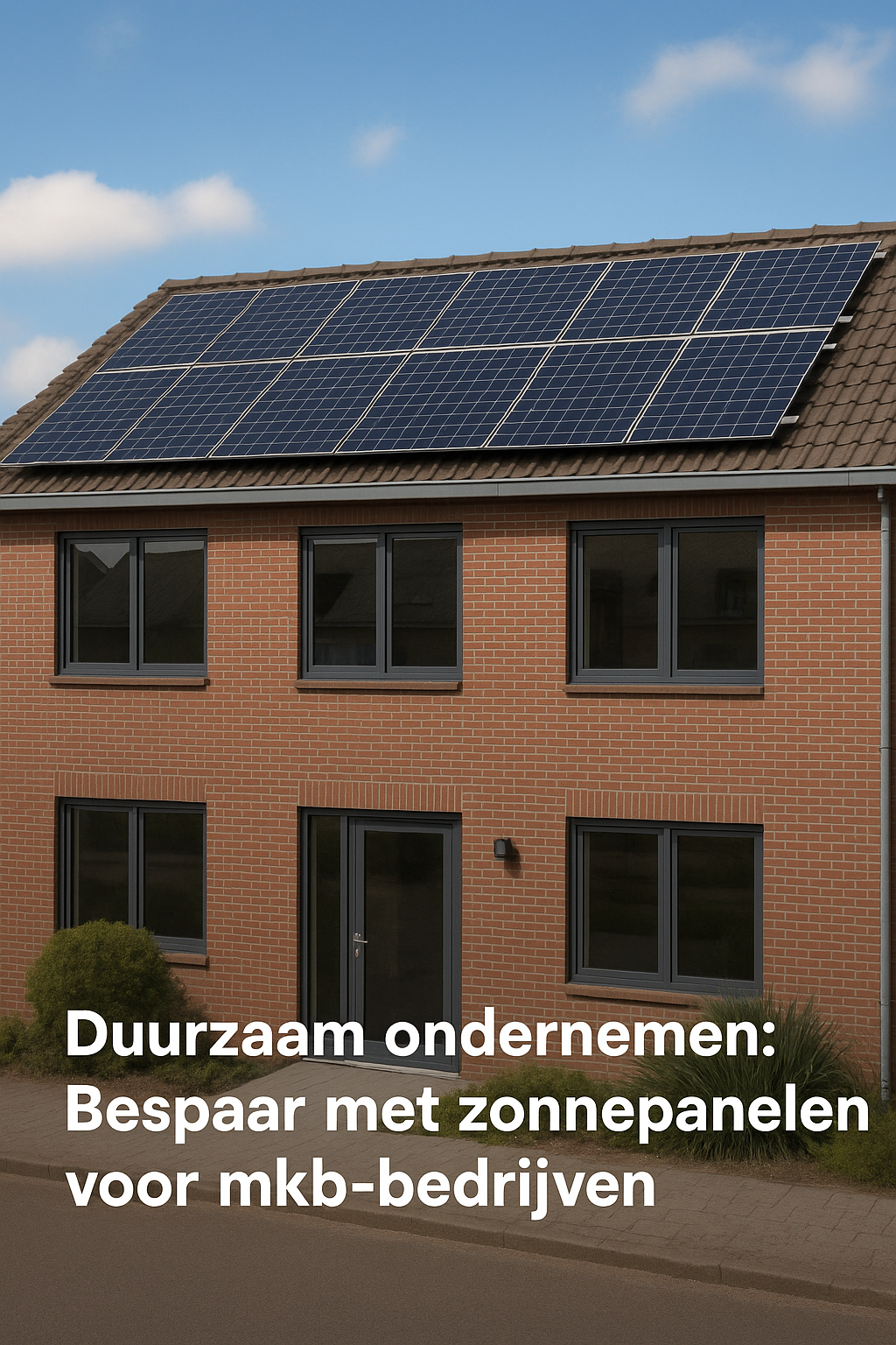Duurzaam ondernemen: Bespaar met zonnepanelen voor mkb-bedrijven