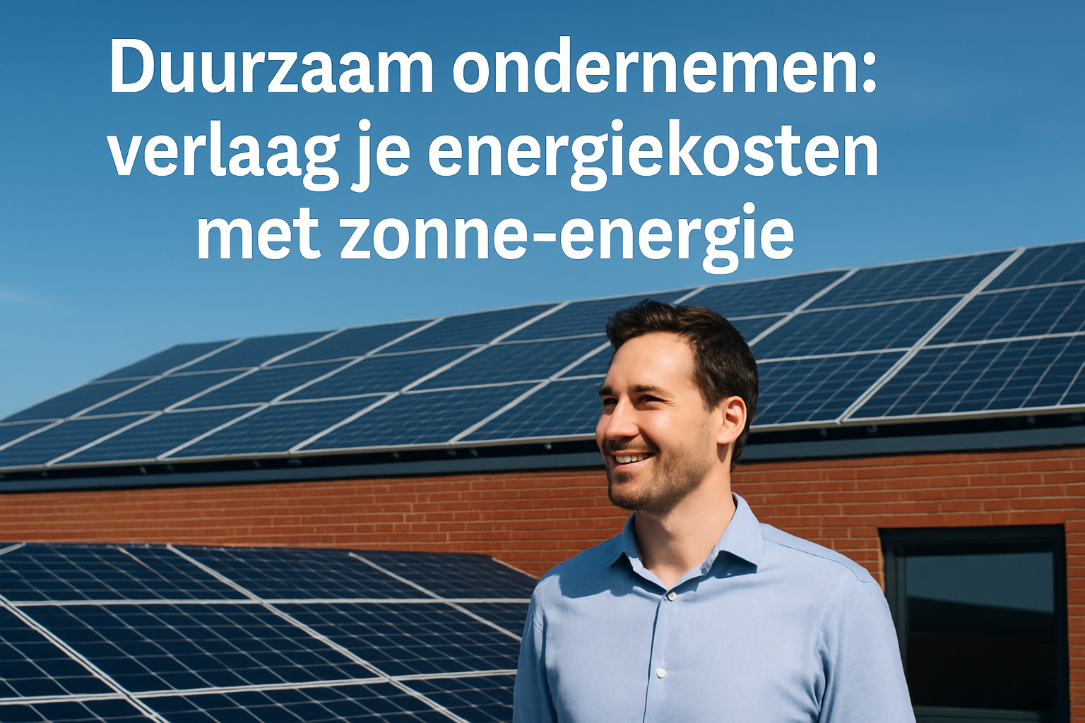 Duurzaam Ondernemen: Verlaag Je Energiekosten Met Zonne-energie