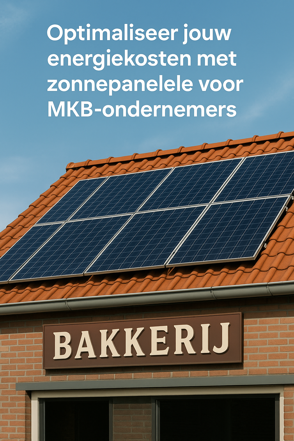 Optimaliseer jouw energiekosten met zonnepanelen voor MKB-ondernemers