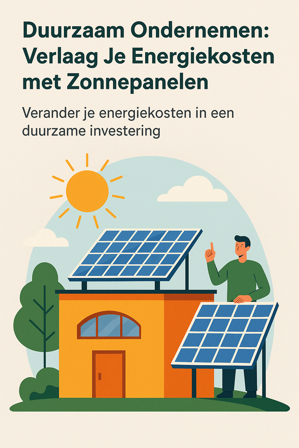 Duurzaam Ondernemen: Verlaag Je Energiekosten met Zonnepanelen