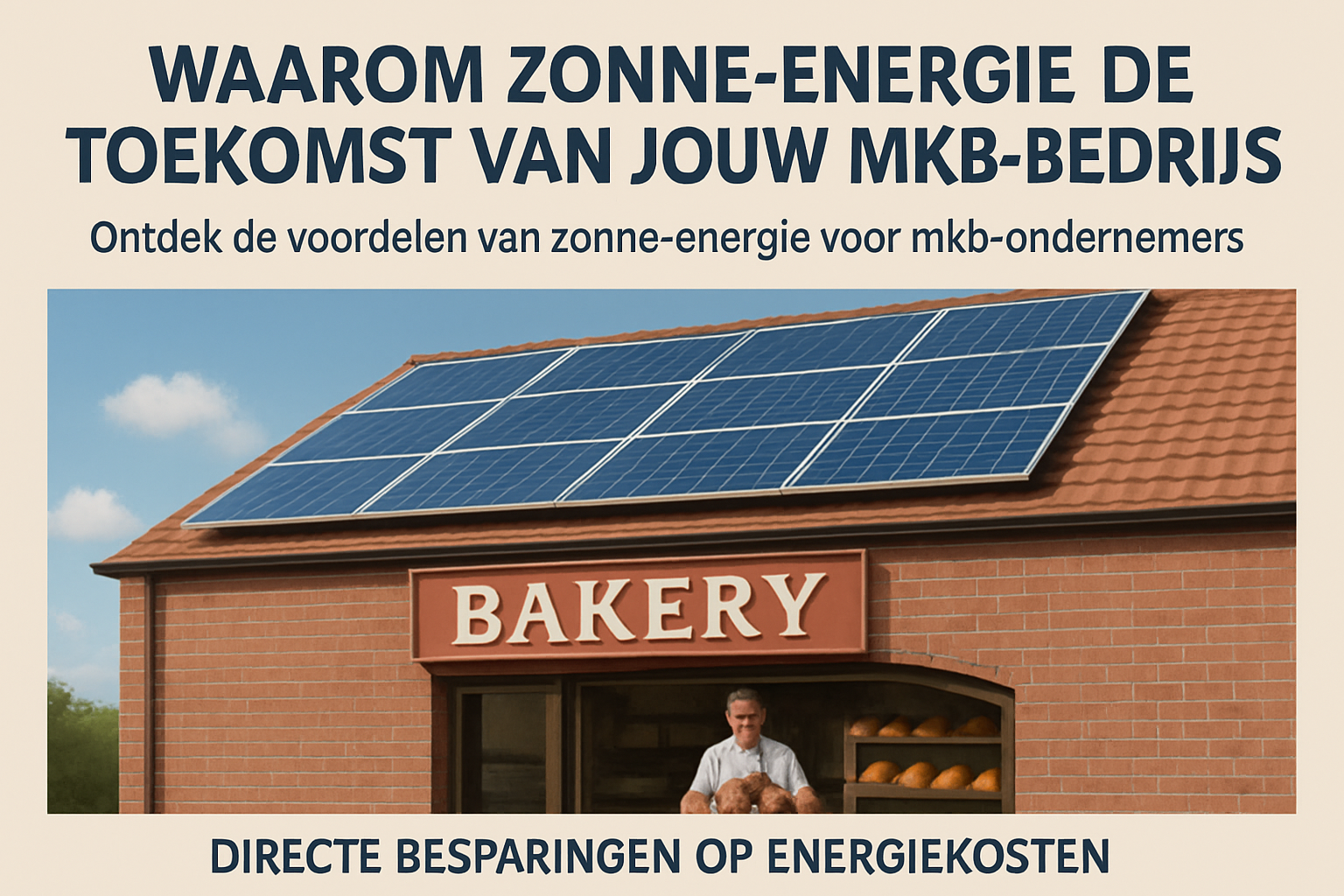 Waarom Zonne-energie de Toekomst van Jouw MKB-bedrijf is