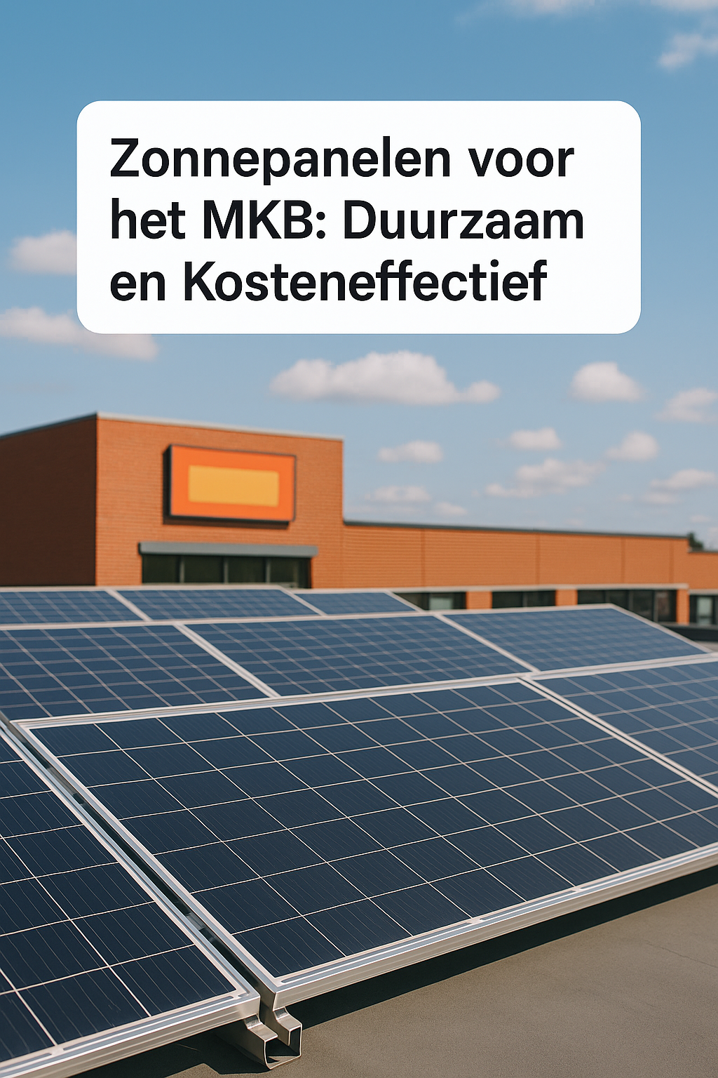 Zonnepanelen voor het MKB: Duurzaam en Kosteneffectief