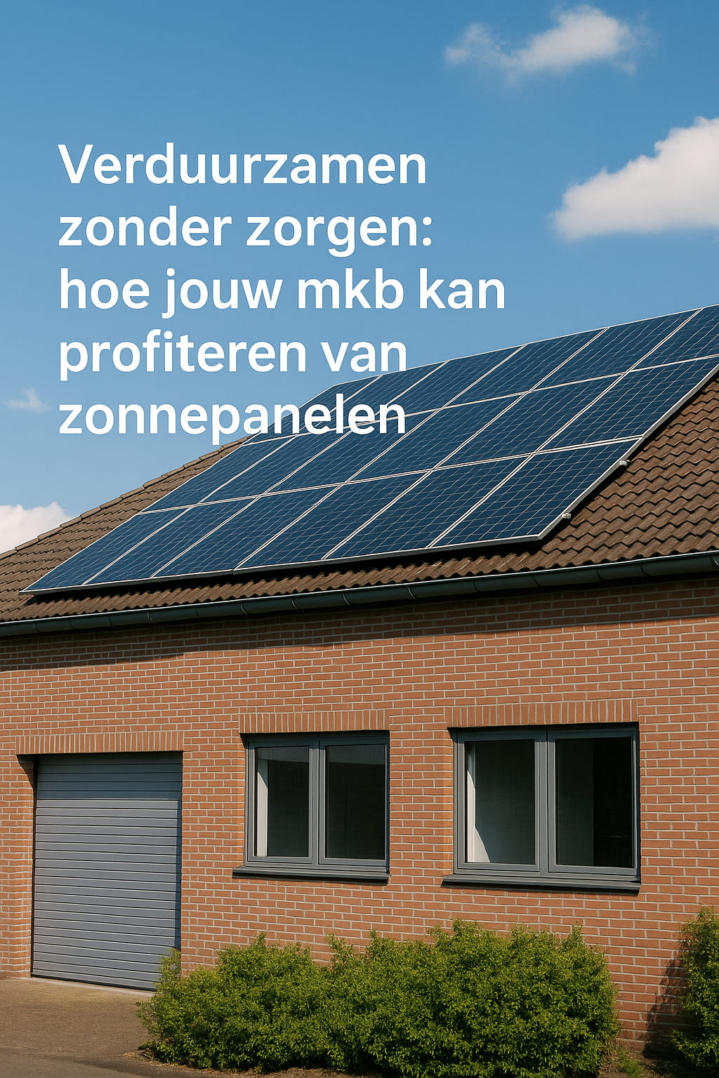 Verduurzamen zonder zorgen: hoe jouw mkb kan profiteren van zonnepanelen