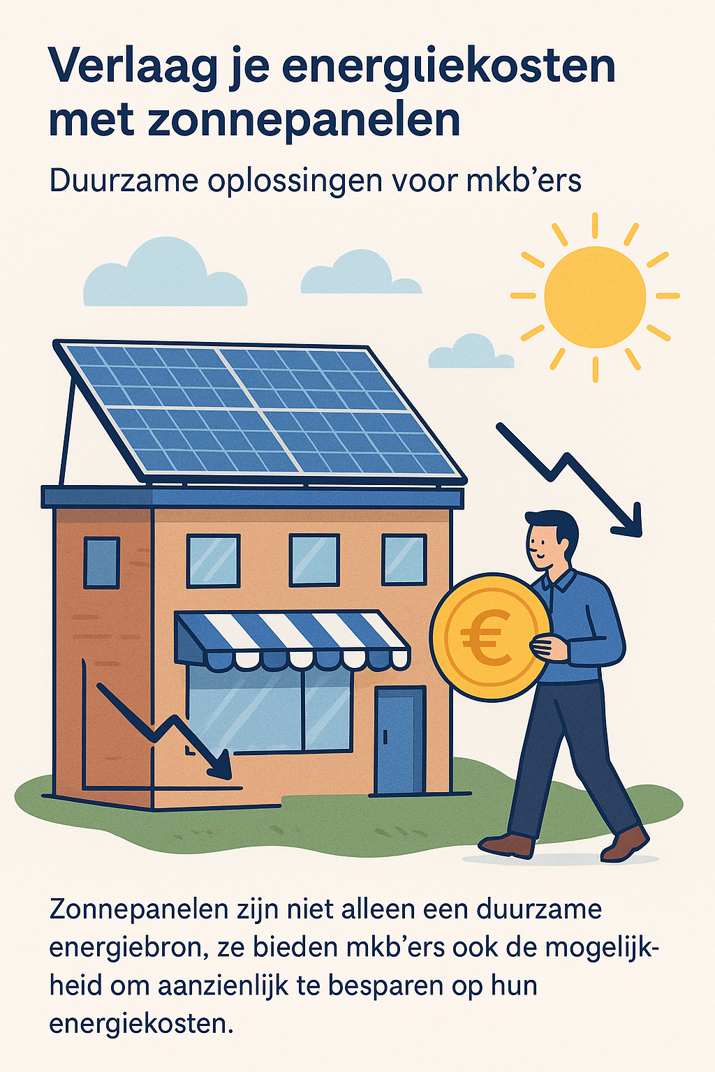 Verlaag je energiekosten met zonnepanelen: Duurzame oplossingen voor mkb'ers