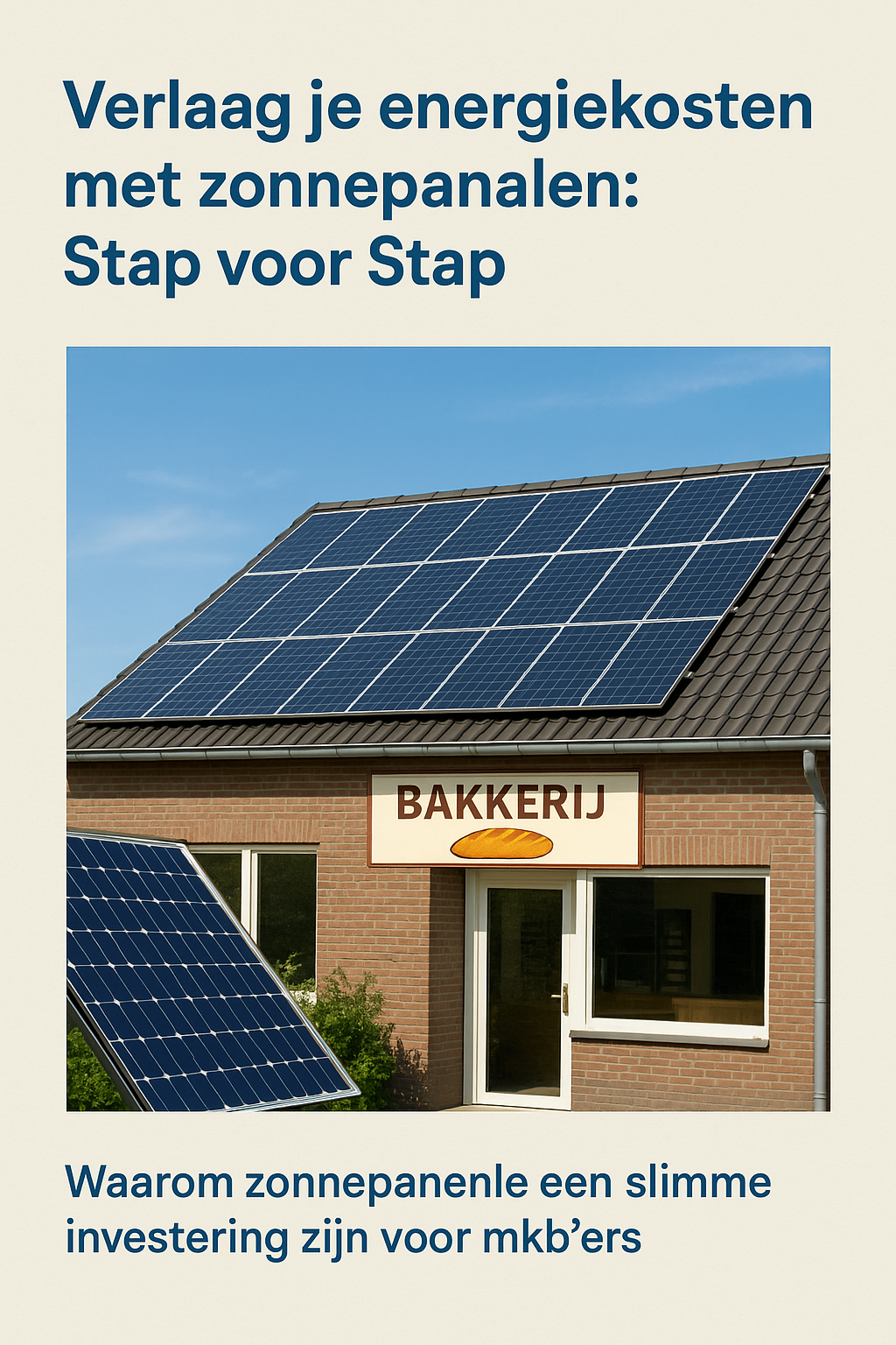 Verlaag je energiekosten met zonnepanelen: Stap voor Stap