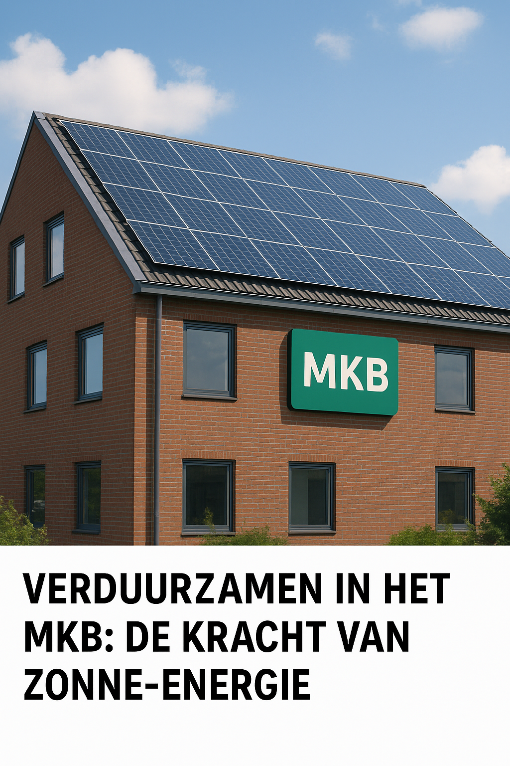 Verduurzamen in het MKB: De Kracht van Zonne-energie