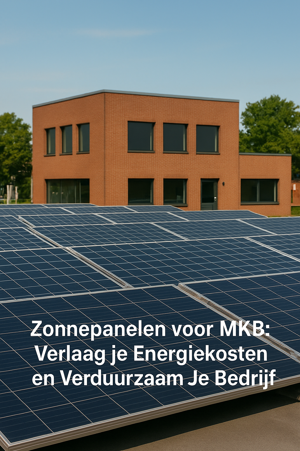 Zonnepanelen voor MKB: Verlaag je Energiekosten en Verduurzaam Je Bedrijf