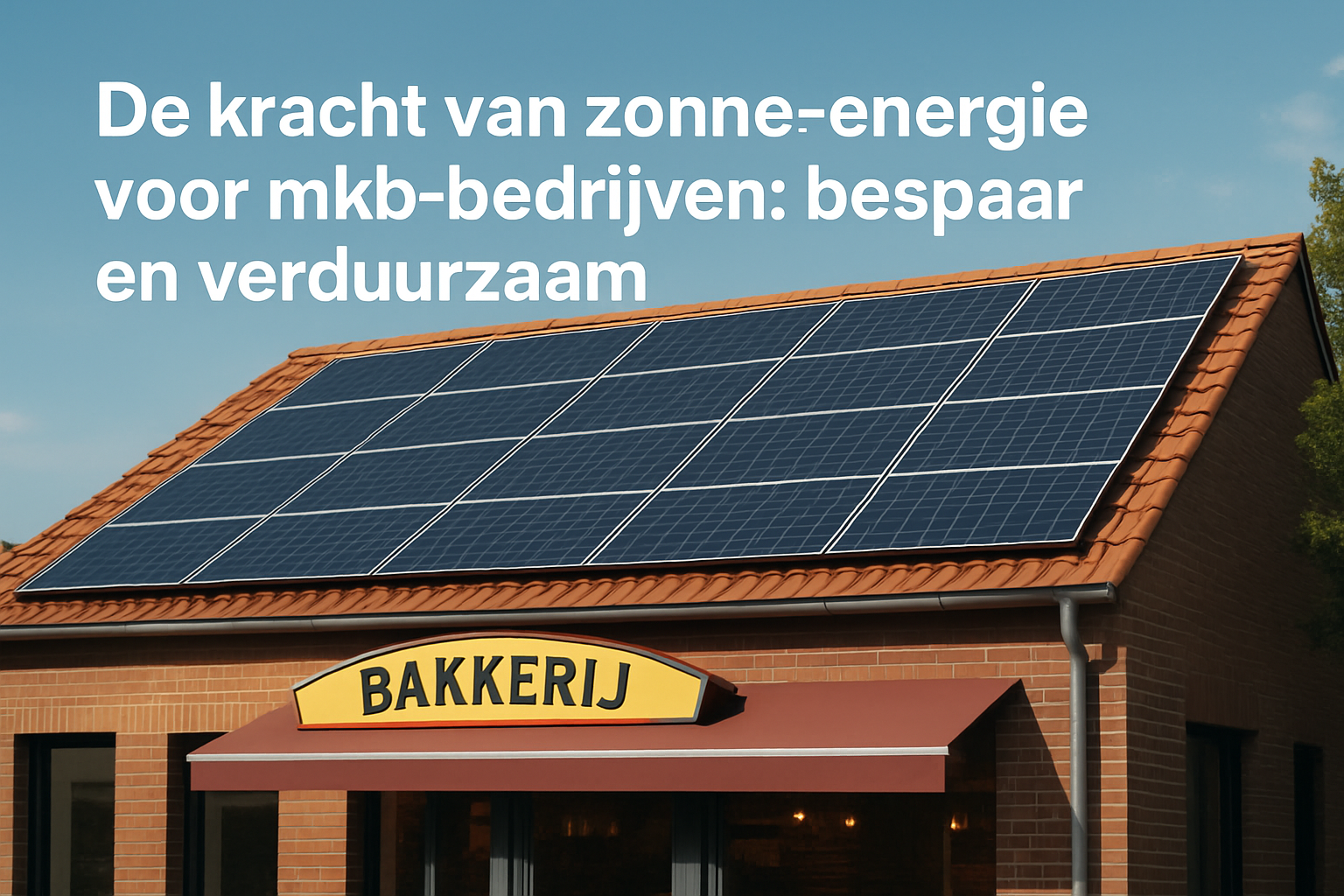 De Kracht van Zonne-energie voor MKB-bedrijven: Bespaar en Verduurzaam