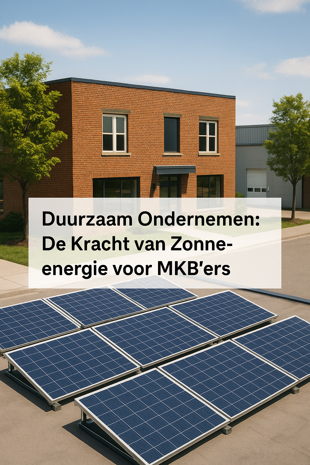 Duurzaam Ondernemen: De Kracht van Zonne-energie voor MKB'ers