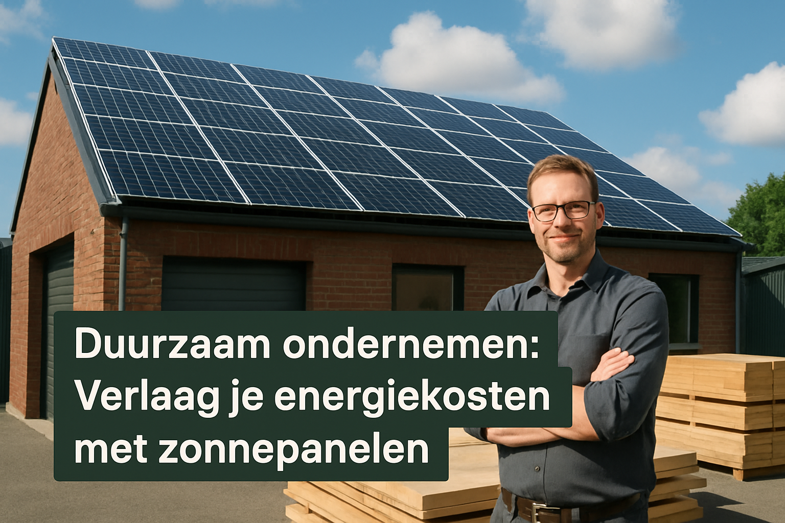 Duurzaam ondernemen: Verlaag je energiekosten met zonnepanelen
