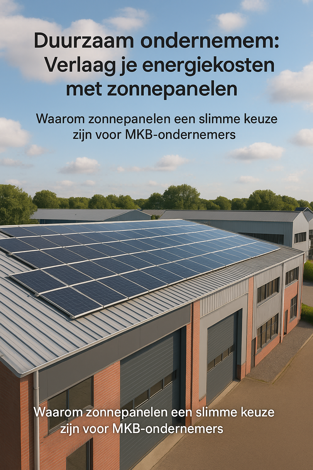 Duurzaam ondernemen: Verlaag je energiekosten met zonnepanelen
