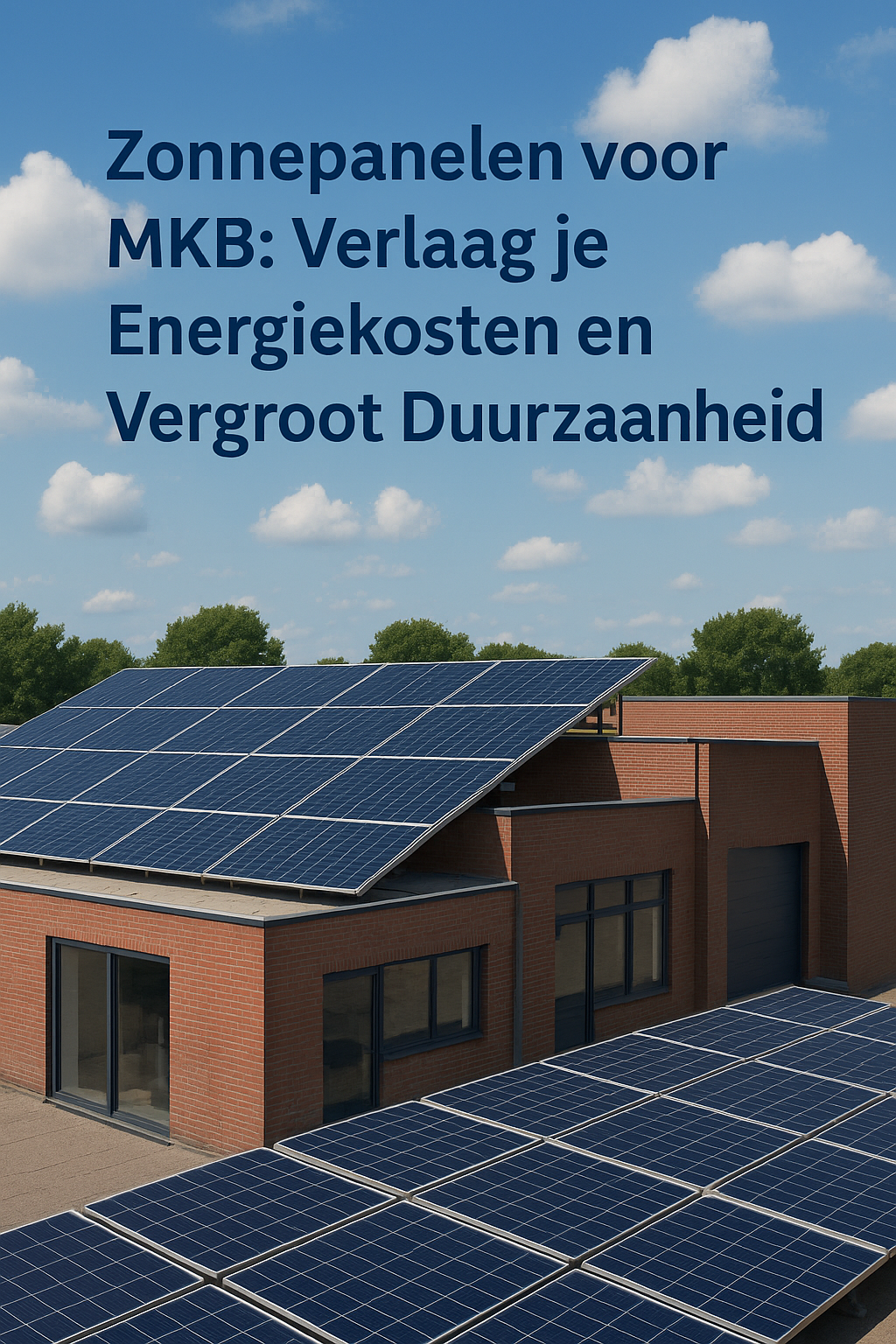 Zonnepanelen voor MKB: Verlaag je Energiekosten en Vergroot Duurzaamheid