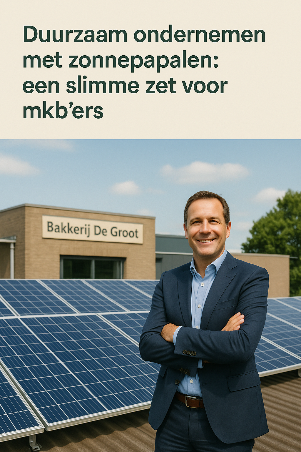 Duurzaam ondernemen met zonnepanelen: een slimme zet voor mkb'ers
