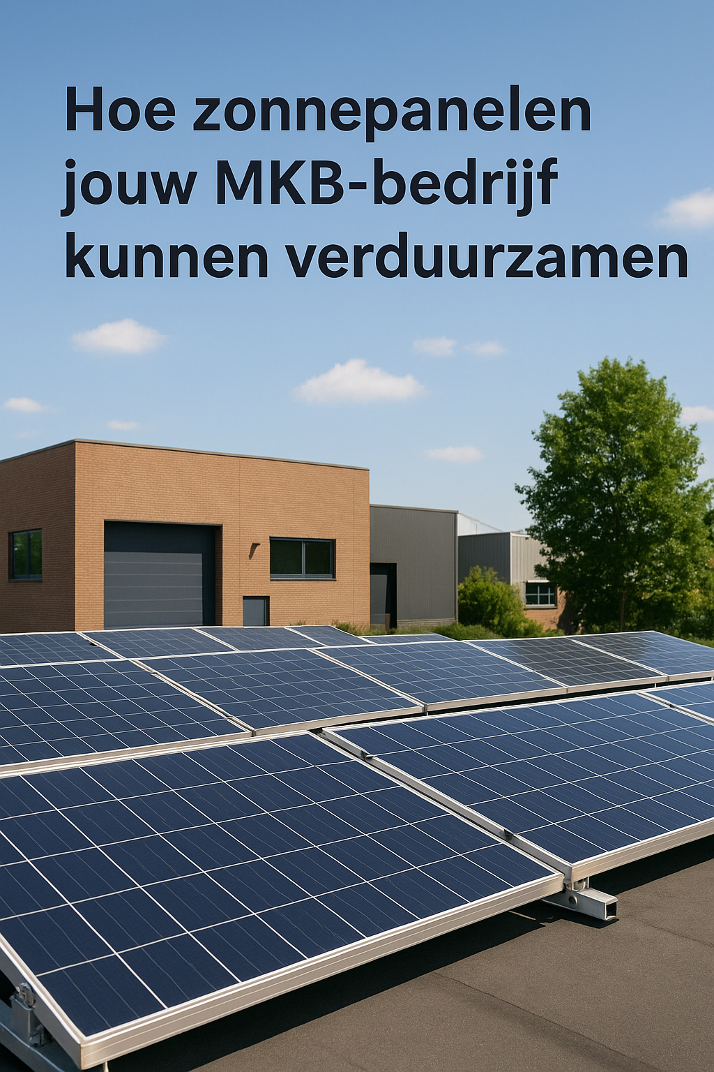 Hoe Zonnepanelen jouw MKB-bedrijf kunnen Verduurzamen