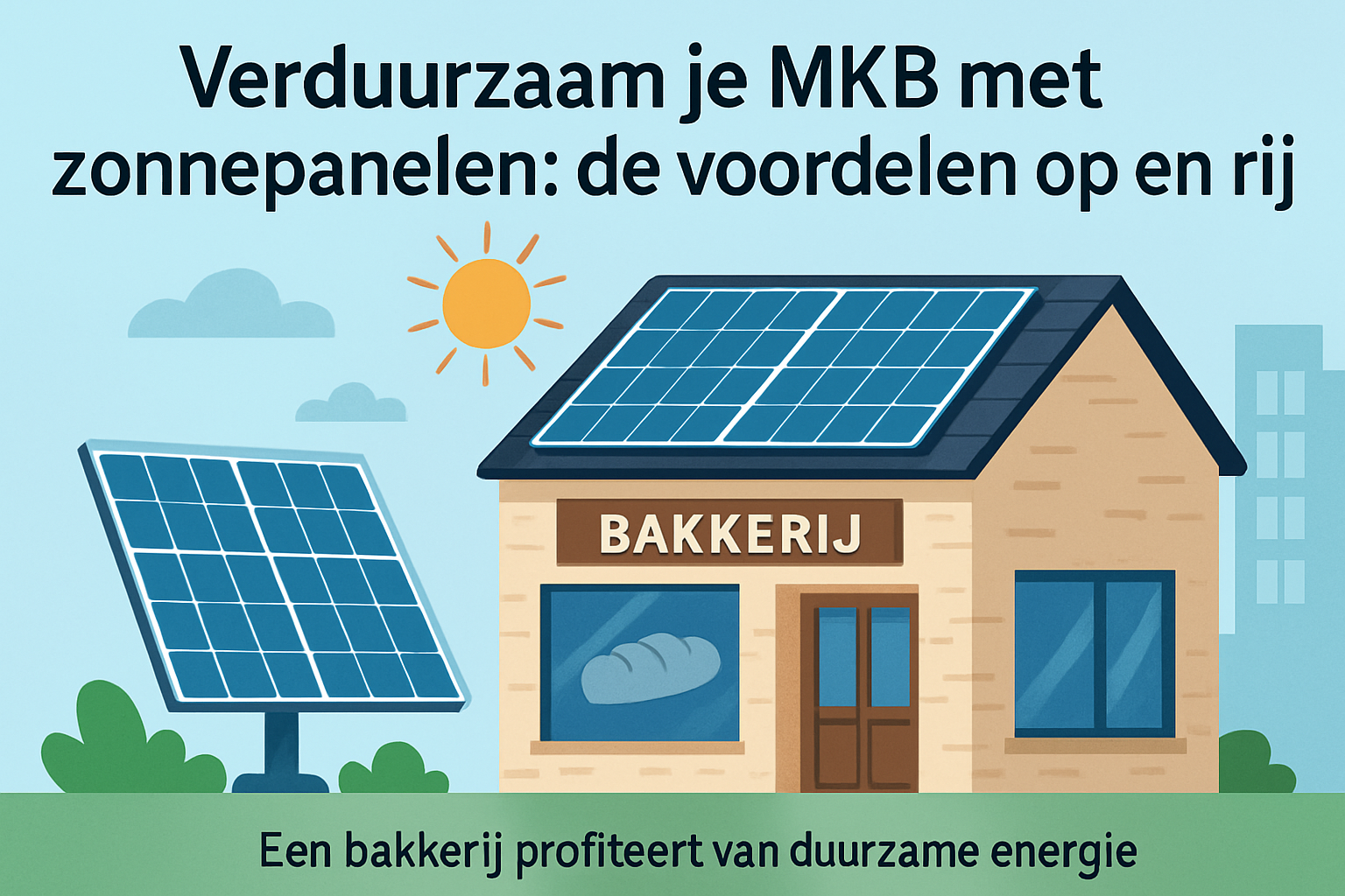 Verduurzaam je MKB met zonnepanelen: de voordelen op een rij
