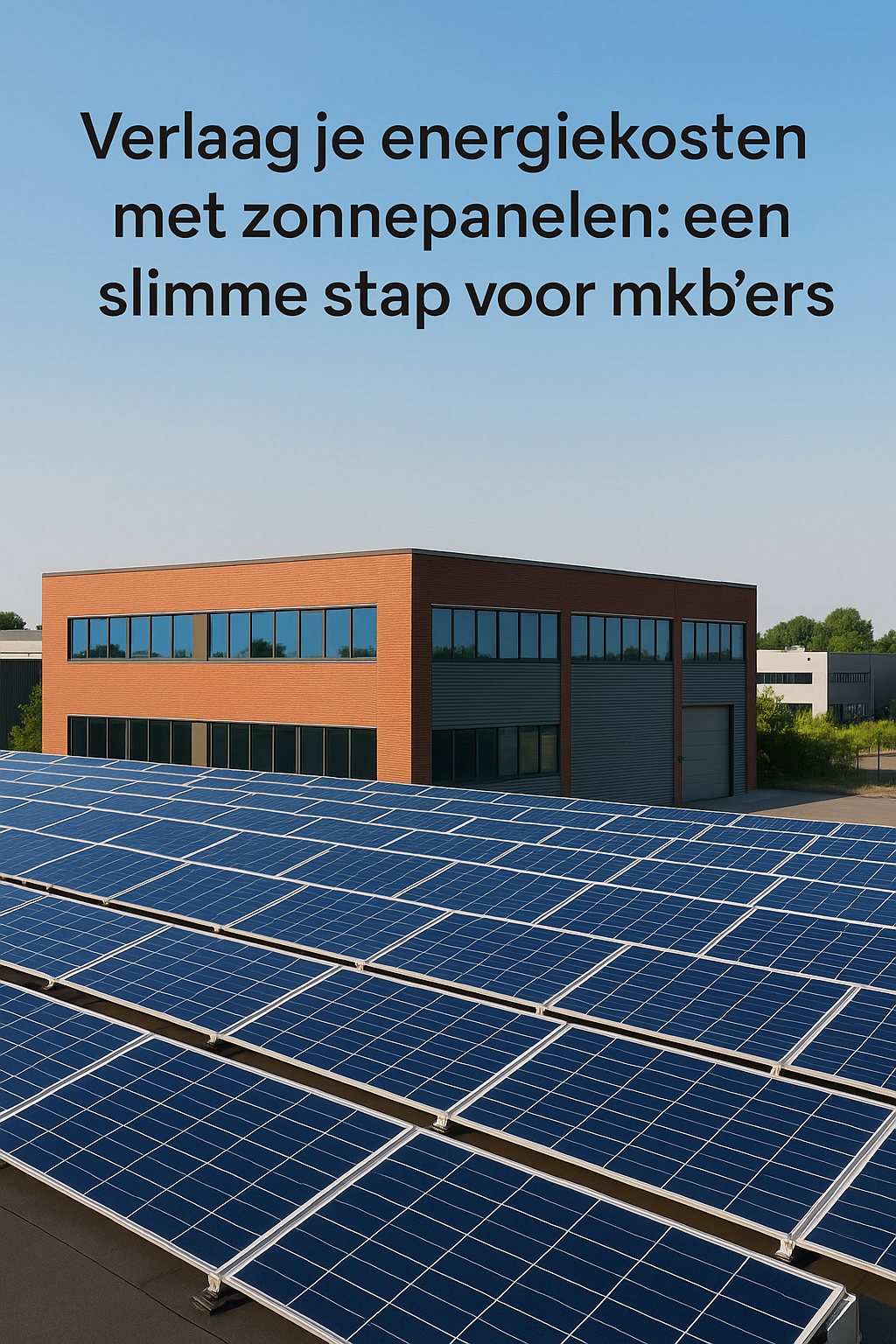 Verlaag je energiekosten met zonnepanelen: een slimme stap voor mkb’ers