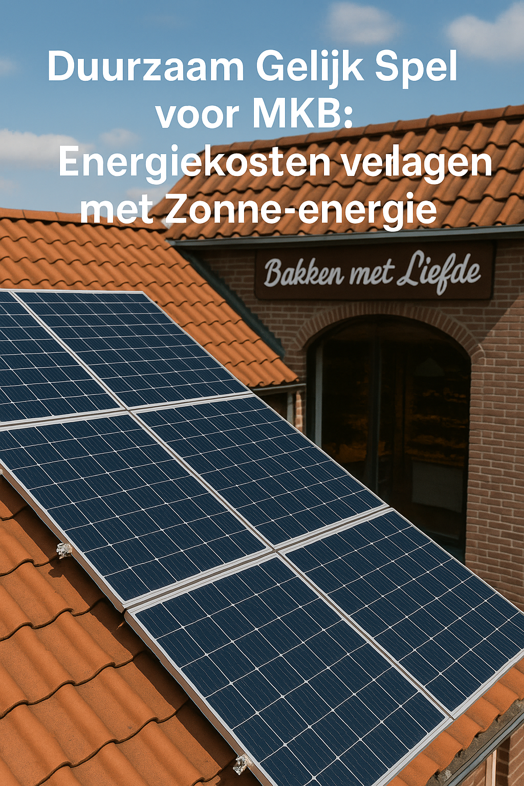 Duurzaam Gelijk Spel voor MKB: Energiekosten verlagen met Zonne-energie