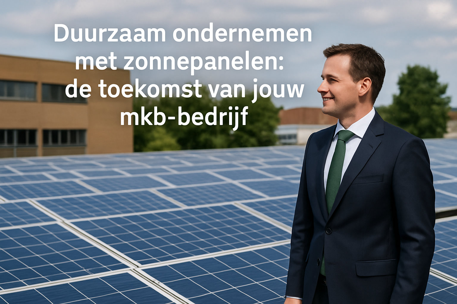 Duurzaam ondernemen met zonnepanelen: de toekomst van jouw mkb-bedrijf