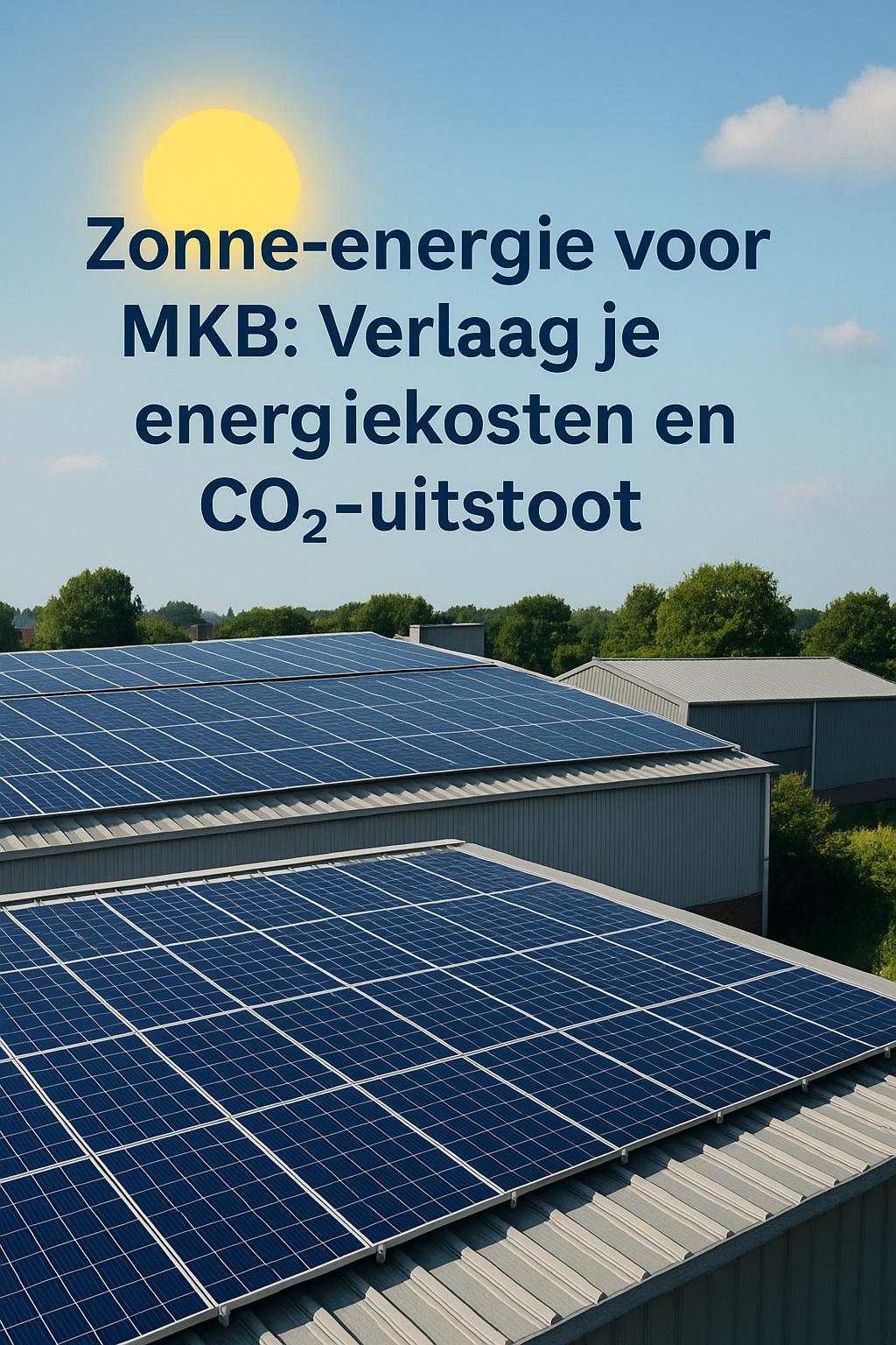 Zonne-energie voor MKB: Verlaag je energiekosten en CO₂-uitstoot