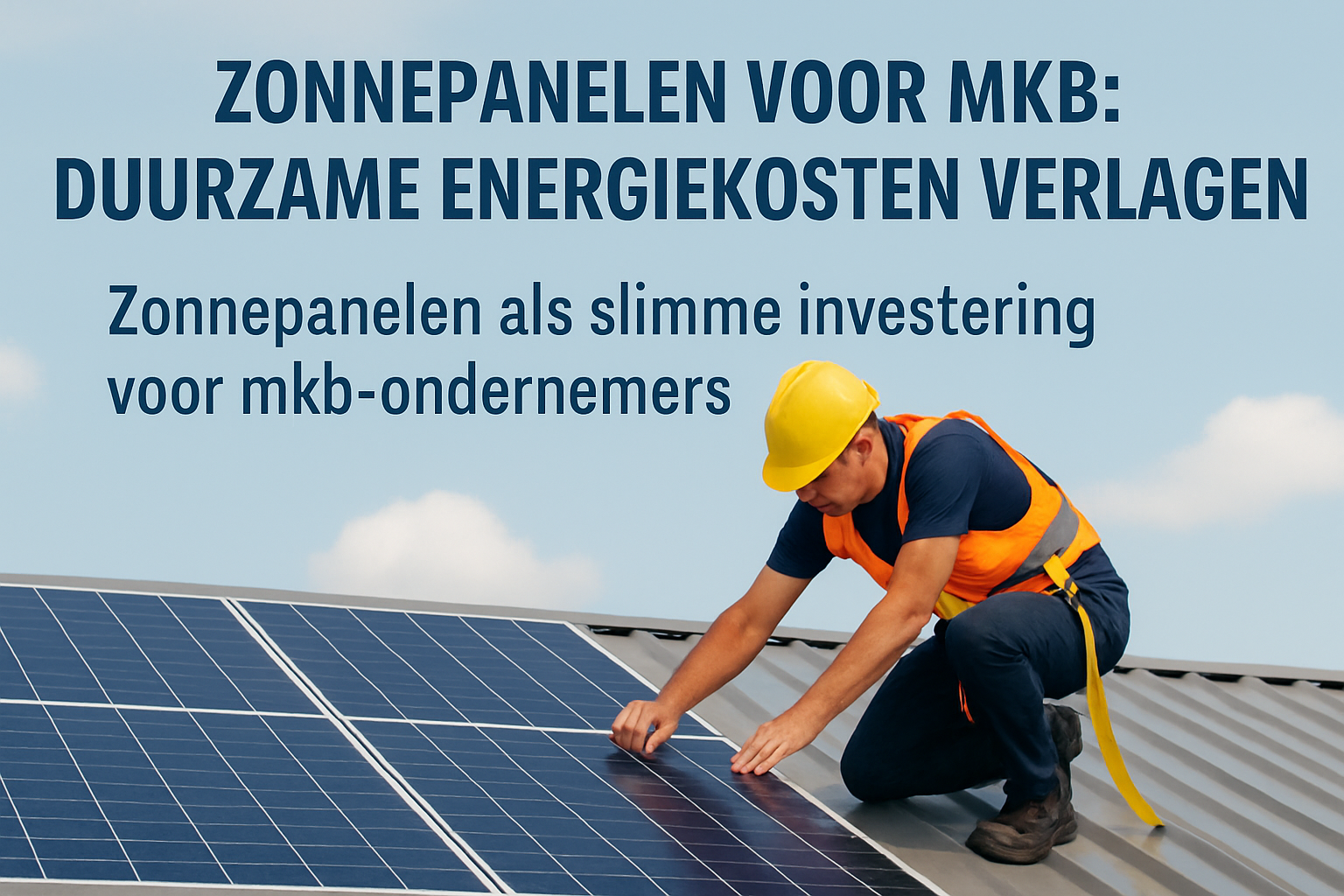 Zonnepanelen voor MKB: Duurzame Energiekosten Verlagen