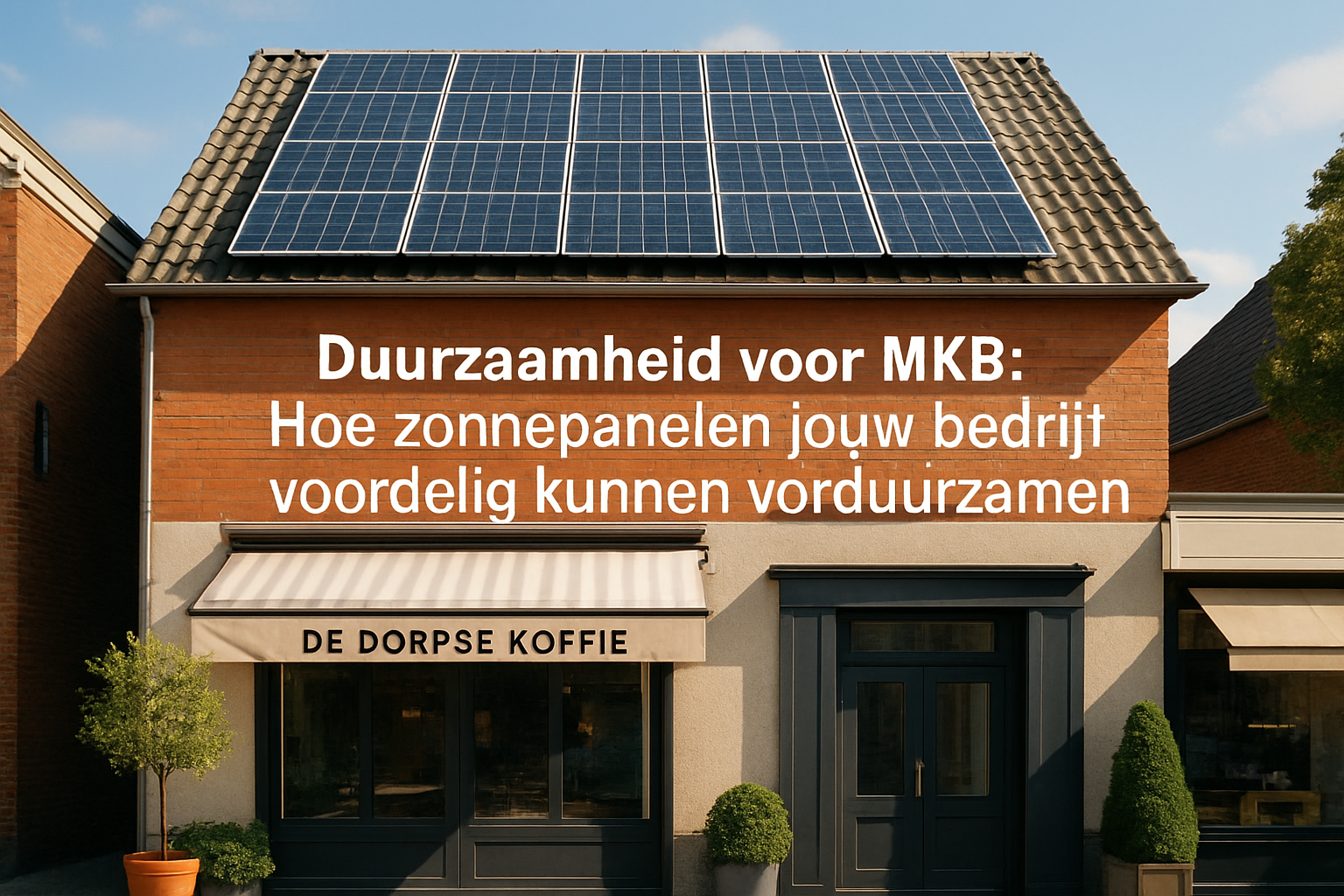 Duurzaamheid voor MKB: Hoe zonnepanelen jouw bedrijf voordelig kunnen verduurzamen