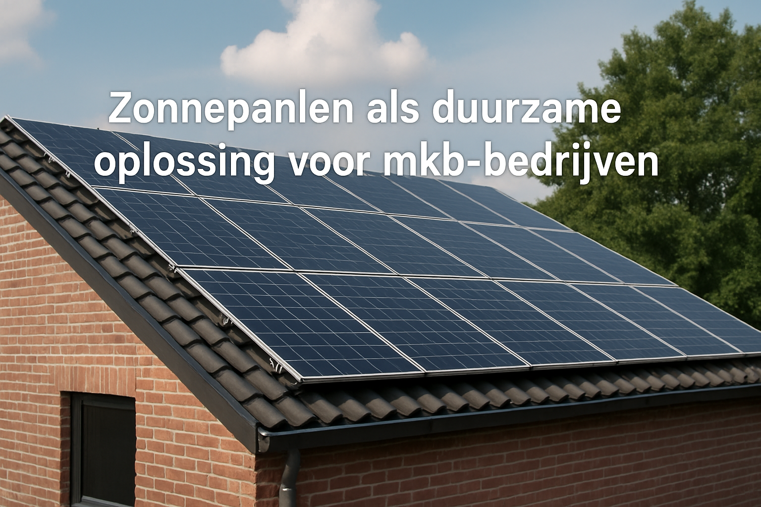 Zonnepanelen voor MKB: Slimme Investering voor Duurzaamheid en Kostenbesparing