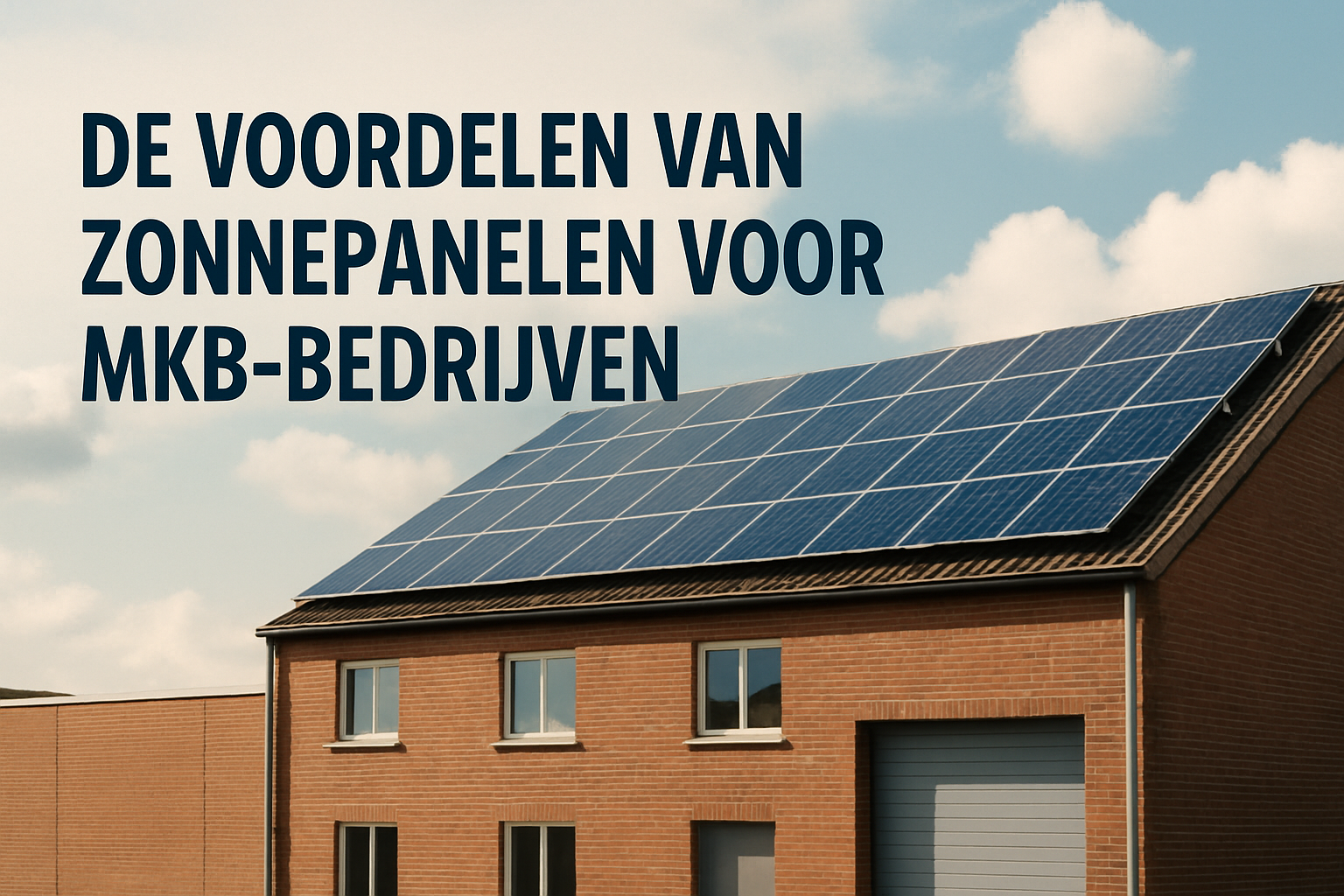 De Voordelen van Zonnepanelen voor MKB-bedrijven