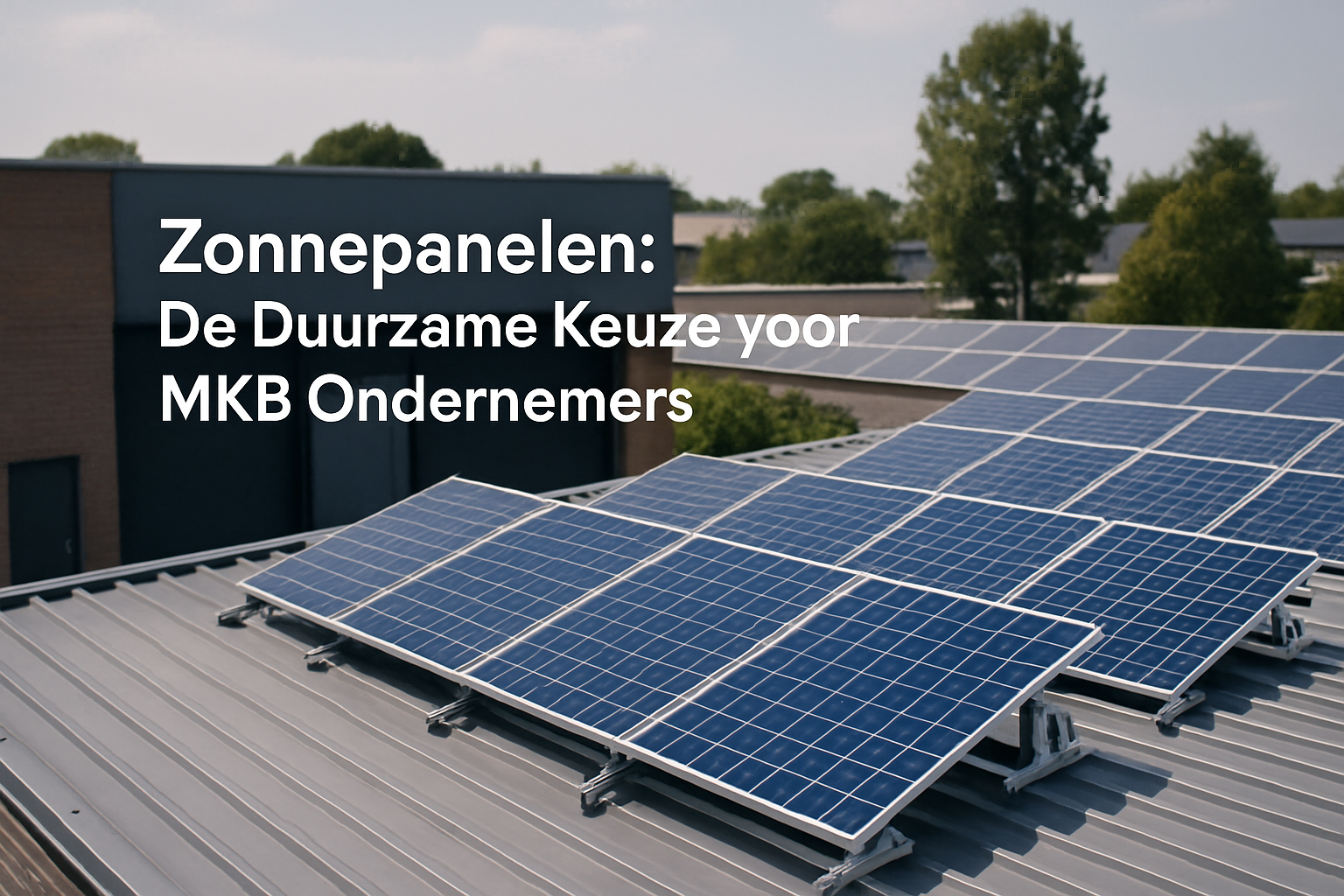 Zonnepanelen: De Duurzame Keuze voor MKB Ondernemers
